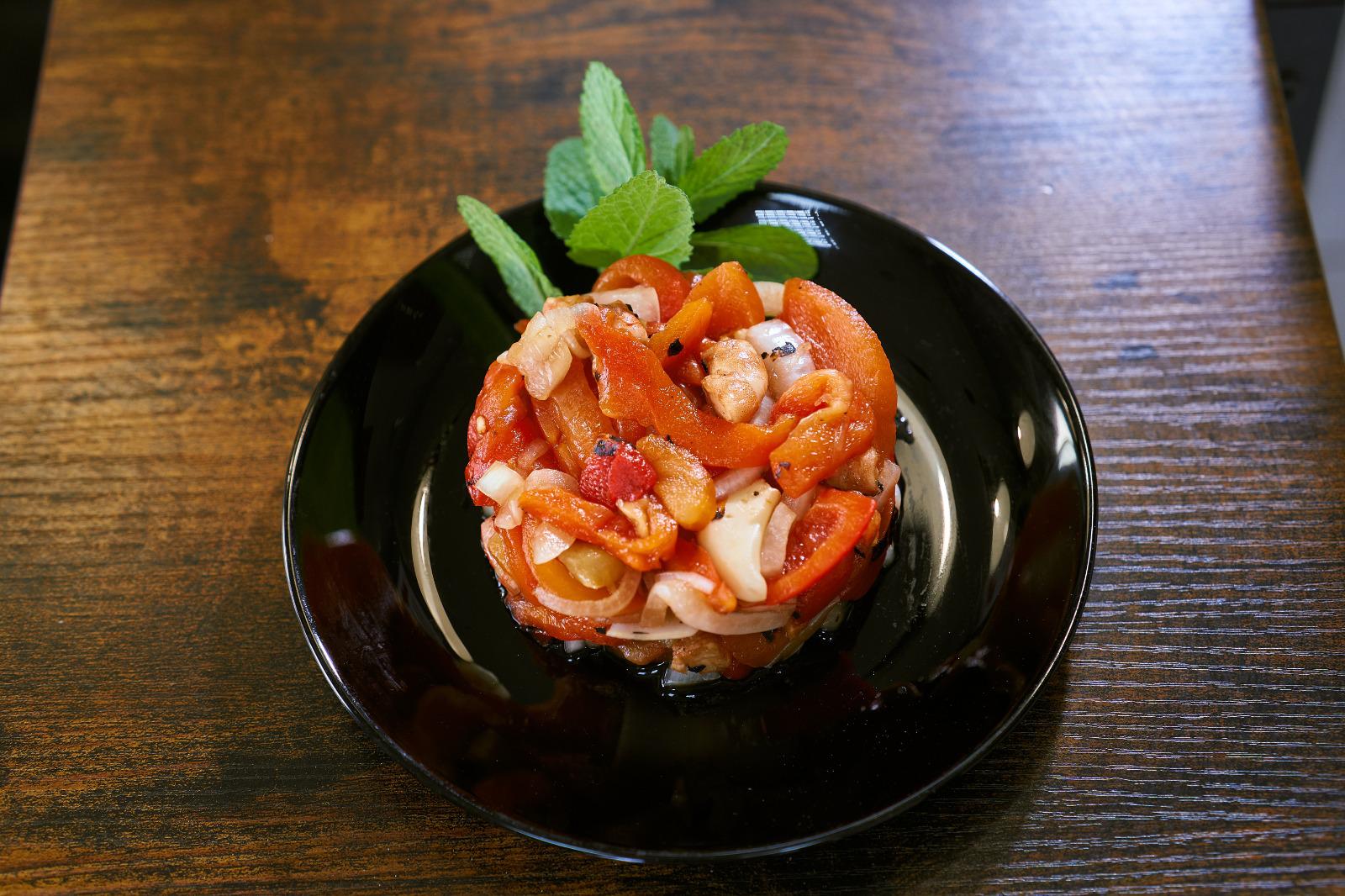 Ensalada de pimientos asados